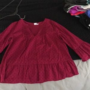 Gap bell sleeve top